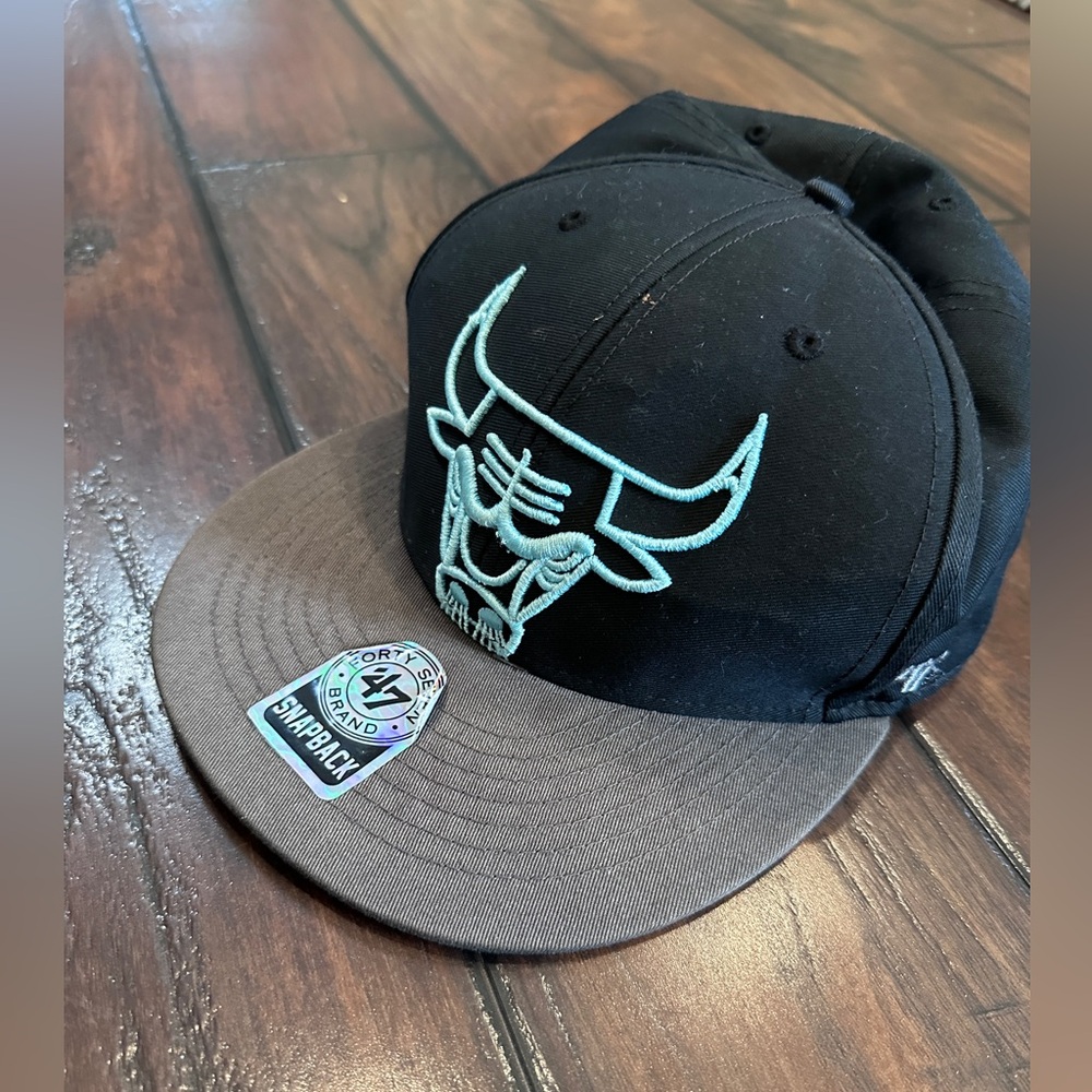 Men’s hat Chicago Bulls Snapback Hat 47 Brand Hardwood Classics Red/Black NICE